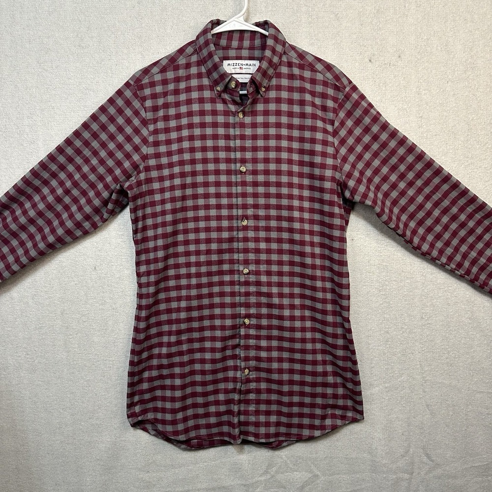 Mizzen Main Medium Tall Trim Fit Button‎ Down Long Sleeve Casual Business